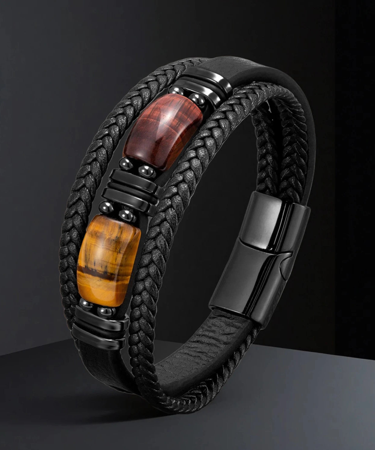 Bracelet cuir homme "STONENGE"