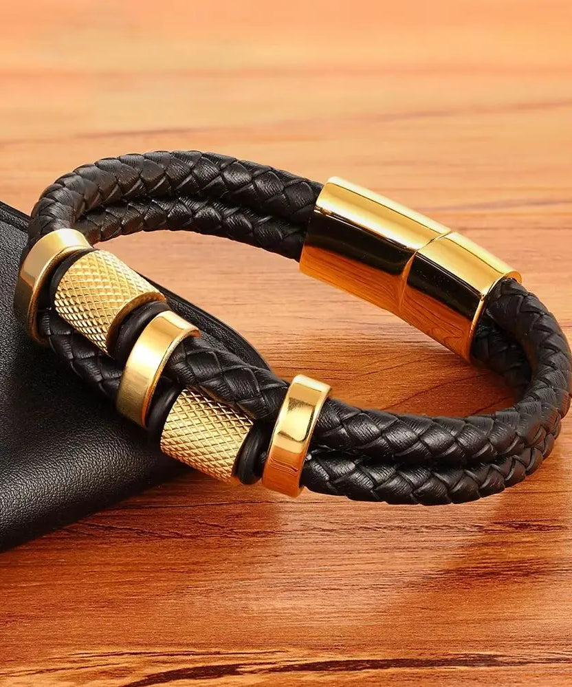 Bracelet cuir homme "XQPN"