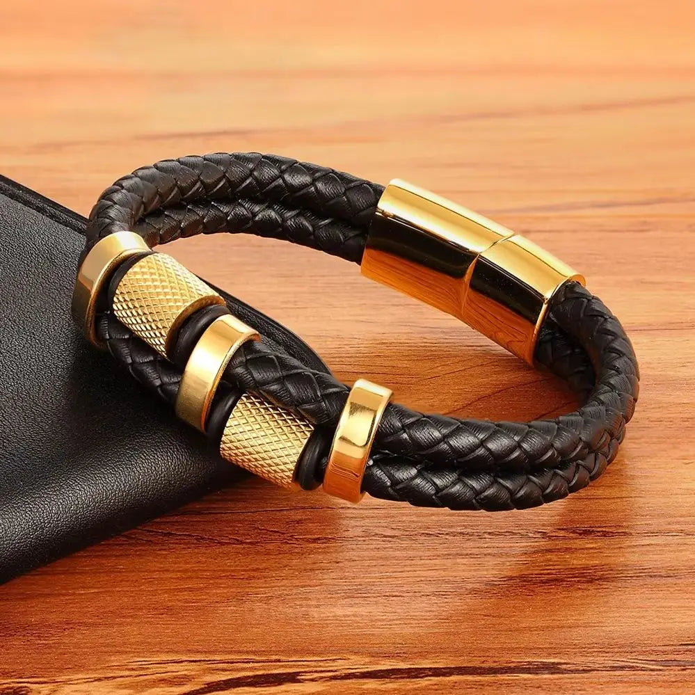 Bracelet cuir homme "XQPN"