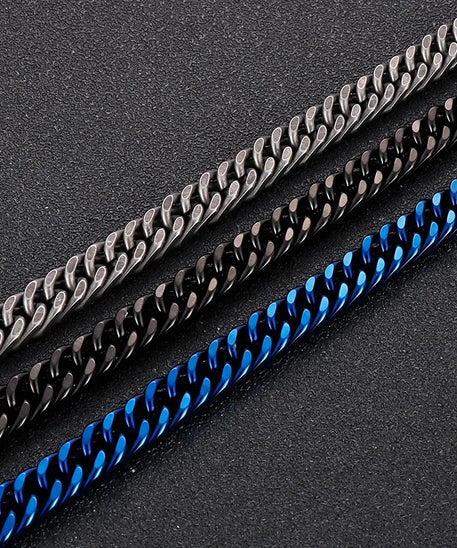 Chaine ARGENT Homme "CUBAN LINK"