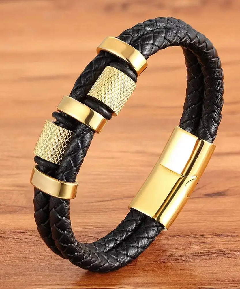 Bracelet cuir homme "XQPN"