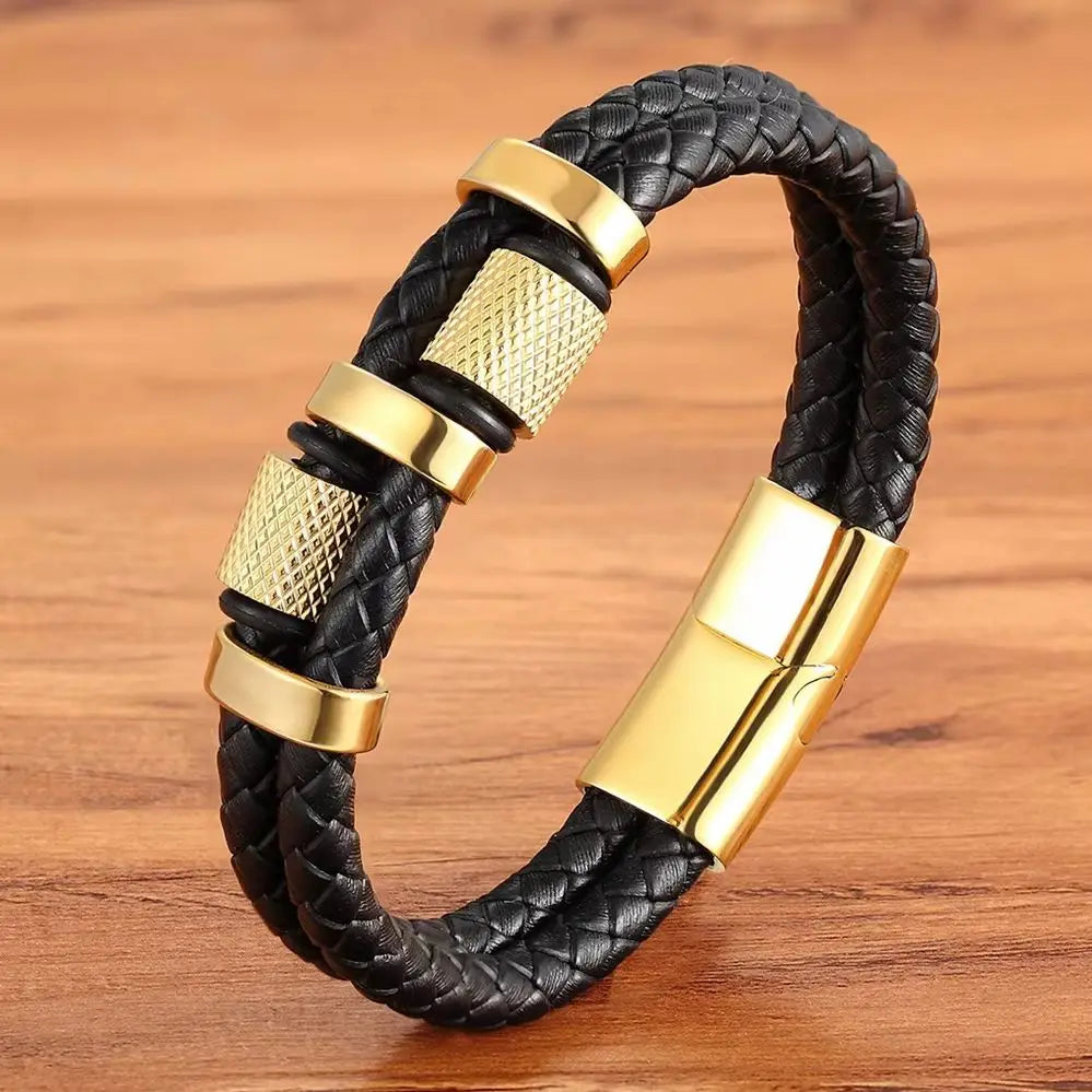 Bracelet cuir homme "XQPN"