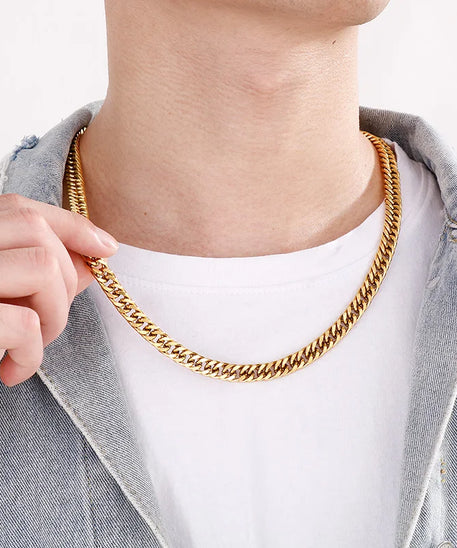 Chaine ARGENT Homme "CUBAN LINK"