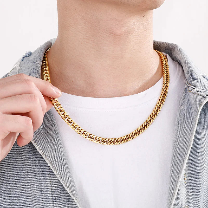 Chaine ARGENT Homme "CUBAN LINK"