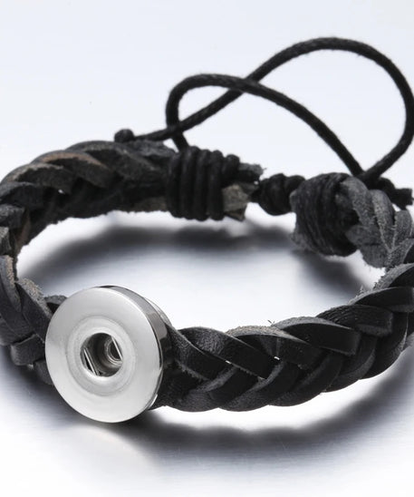 Bracelet cuir homme "Tribal King"
