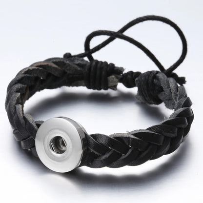 Bracelet cuir homme "Tribal King"