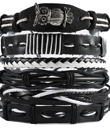 Bracelet cuir homme "CHAMANE"