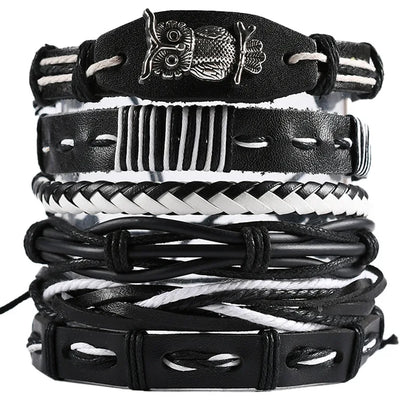 Bracelet cuir homme "CHAMANE"