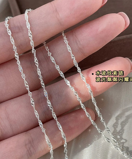 Collier Femme ARGENT "WATER WAVE"