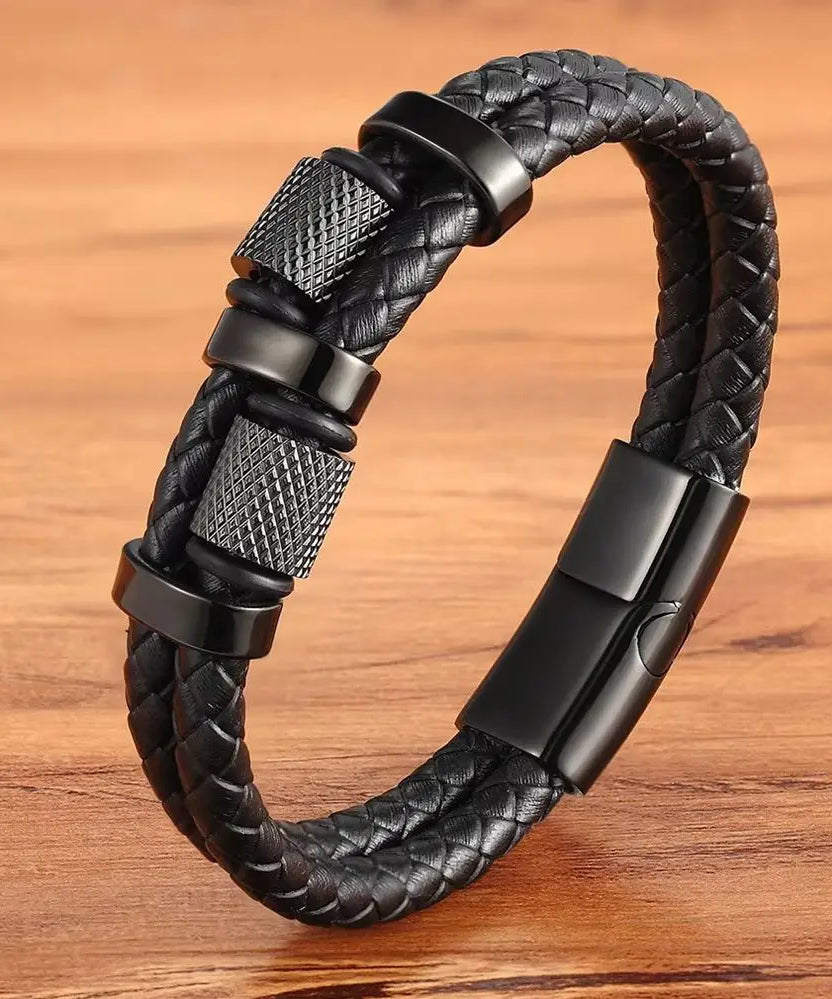 Bracelet cuir homme "XQPN"