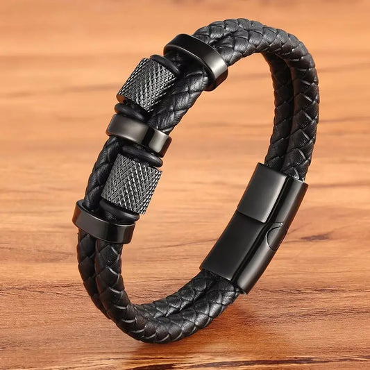 Bracelet cuir homme "XQPN"