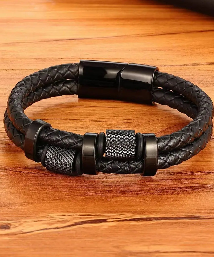 Bracelet cuir homme "XQPN"